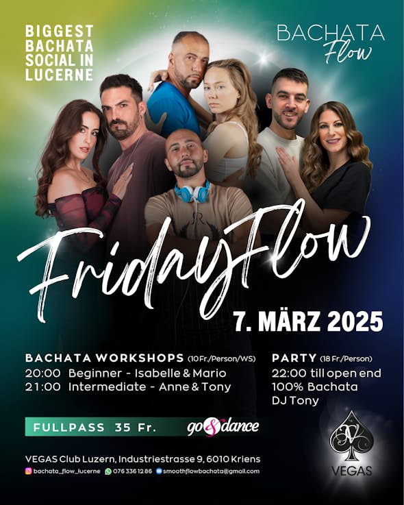 Friday Flow - Bachata Party Lucerne