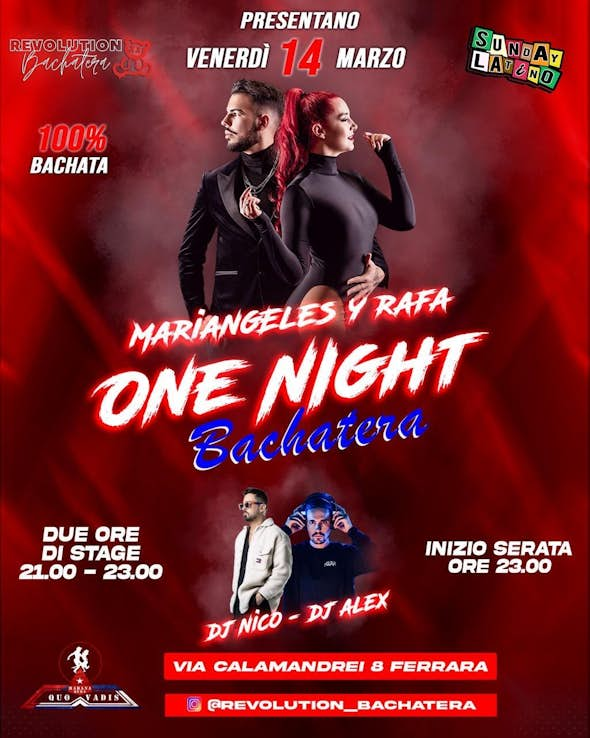 one night bachatera Mariangeles y Rafa