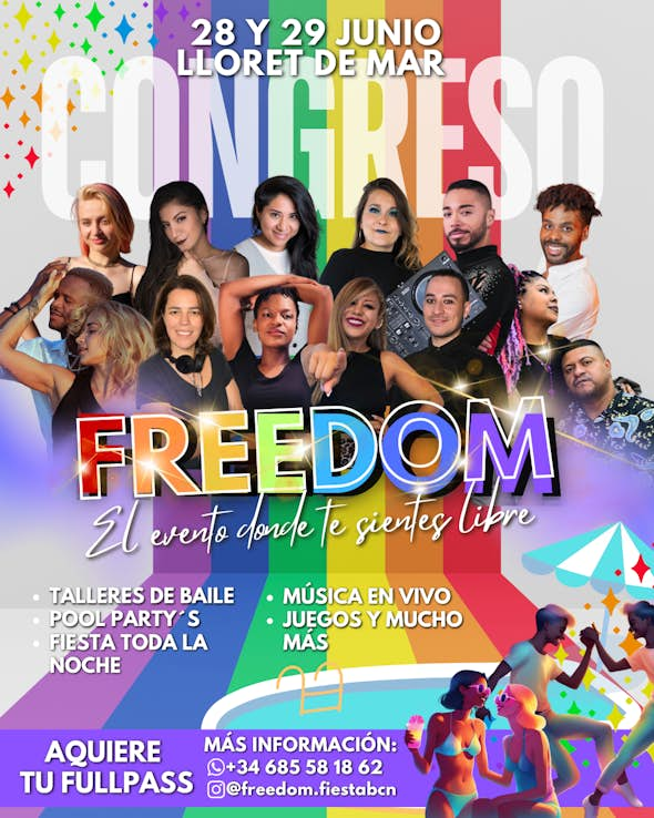 ✨ Congreso de Baile Freedom 2025 - Segunda Edición ✨