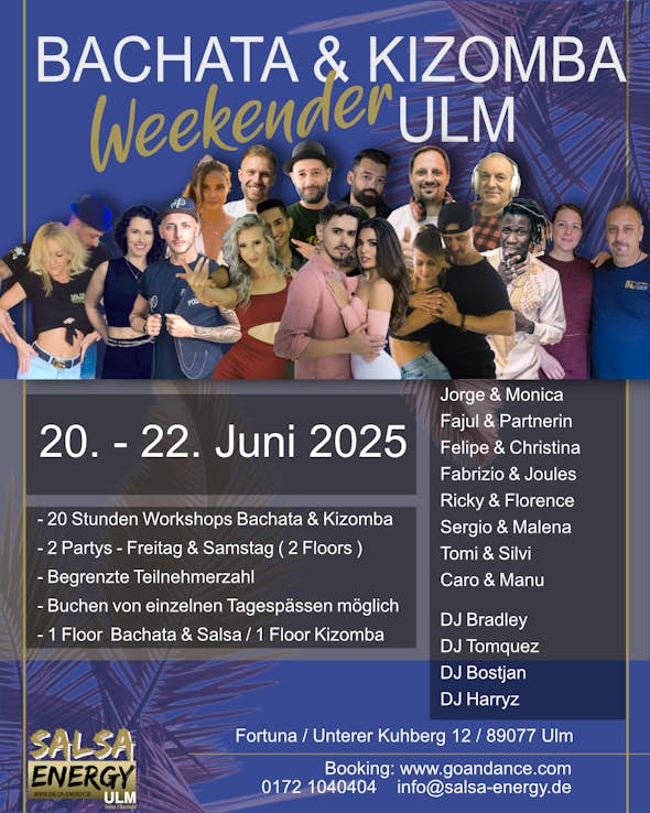 BACHATA & KIZOMBA Weekender - ULM