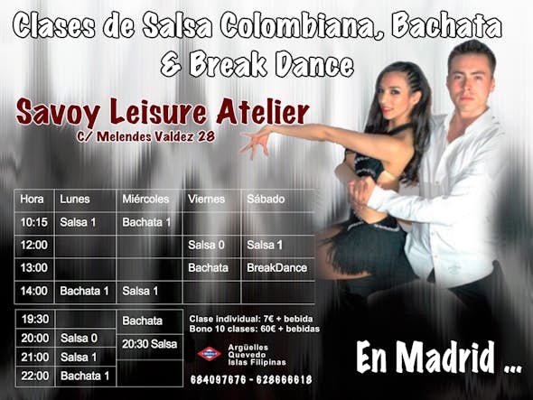 Clases De Salsa Colombiana Y Bachata Dominicana Godance